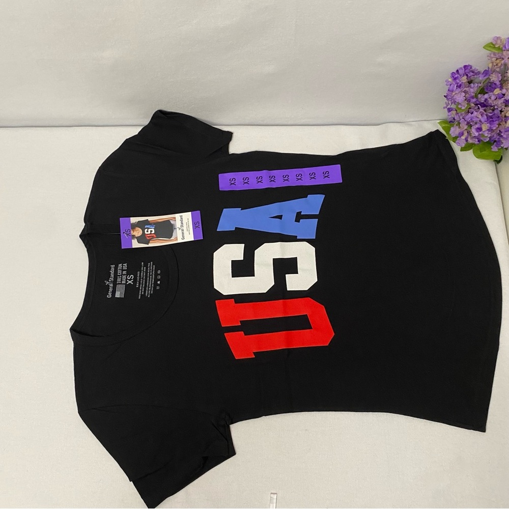 General Standard women’s USA Graphic Print T-shirt, NWT